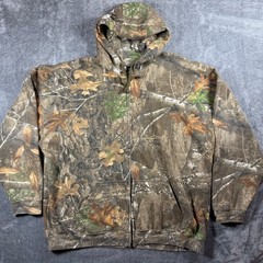 Kings Camo Hoodie Mens 3XL Camoflauge Realtree Full Zip Fleece Hunting