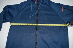 TACTICAL SWEATSHIRT MEN’S FULL ZIP HOODIE LONG SLEEVE JACKET W/ POCKET SZ XXL