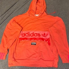 Adidas Originals Coral Trefoil Graphic Pullover Hoodie