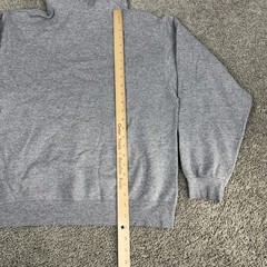 Ed Hoodie Mens Medium Gray Tree Logo Graphic Fleece Pullover Sweatshirt