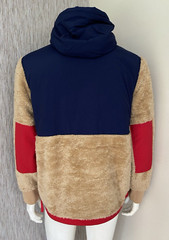 POLO RALPH LAUREN PERFORMANCE HIGH-PILE FLEECE HYBRID HOODIE JACKET SIZE M-L