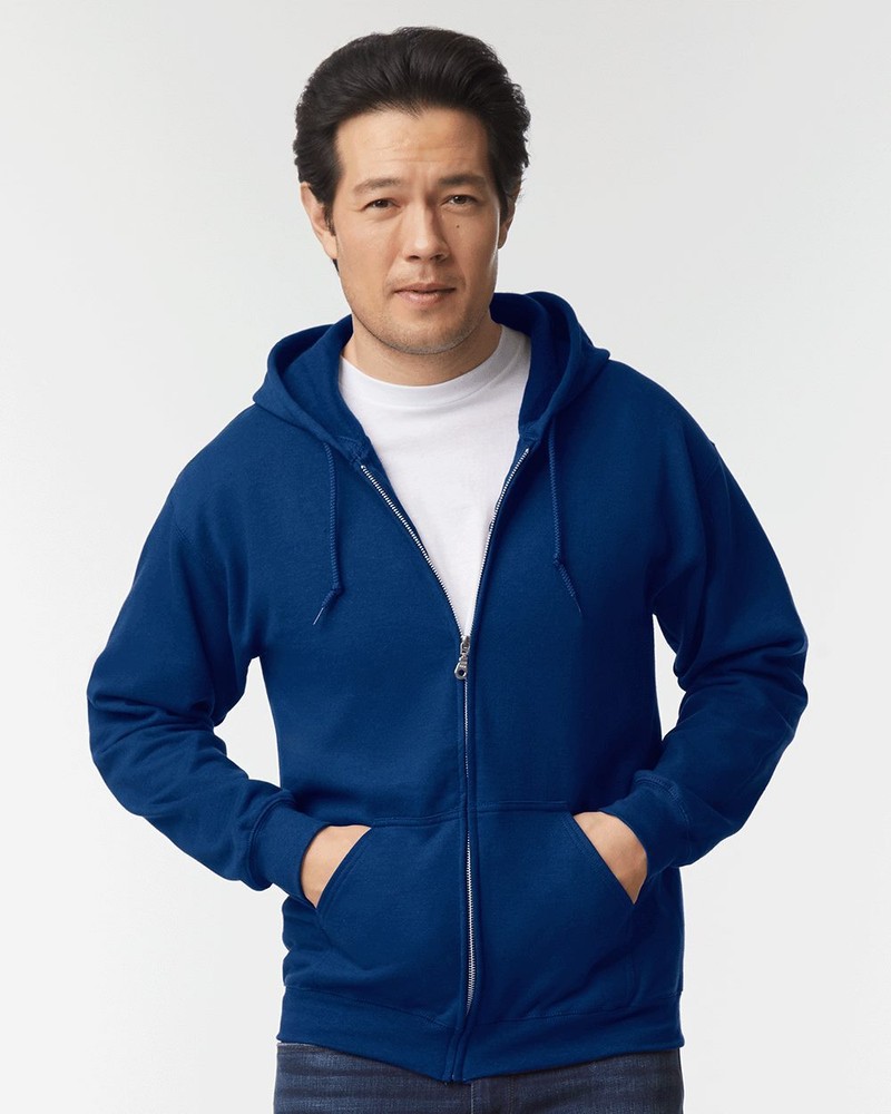 Gildan Heavy Blend Full-Zip Hooded Sweatshirt 18600 S-5XL Sustainable Style