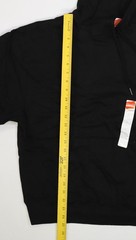 Hanes Hoodie Mens Large Black Originals Pullover Fleece Sweatshirt Pocket