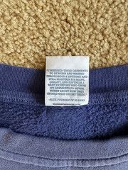 Blanks By Thirteen Mens XL Faded Grape Cotton Heavyweight Sweatshirt USA New