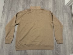 Columbia Men’s Brown 1/4 Zip Mock Neck Fleece Pullover Sweatshirt 2X