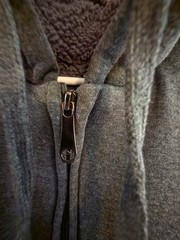 Sportswear Men’s Gray Full Zip Fleece Lined Hoodie w/ Pockets Size L