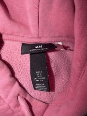 H&M Marvel Comics S Pink Pullover Hoodie Mens Long Sleeve Graphic Print