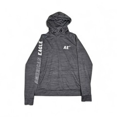 NWOT American Eagle men hoodie pullover gray size XXS Flex