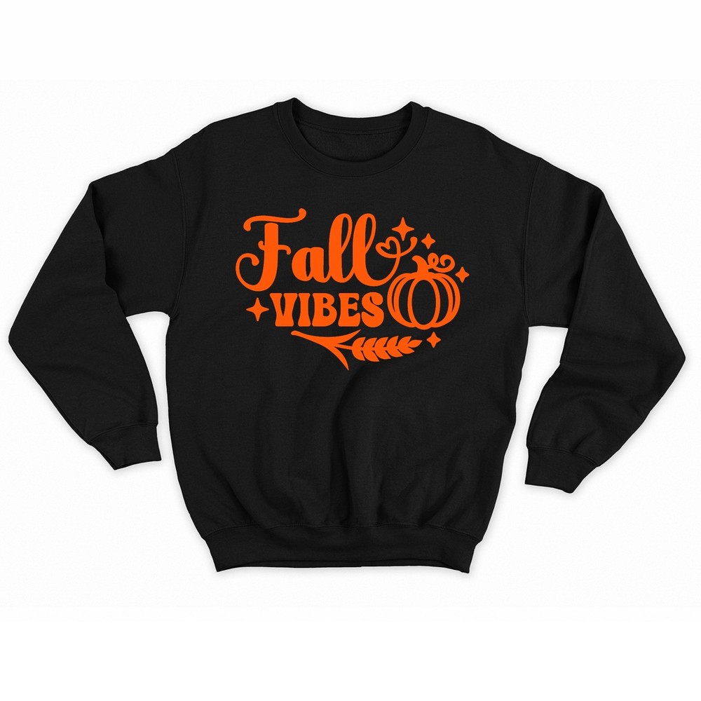Fall Vibes Sweatshirt Crewneck Unisex Womens Mens Love Fall Autumn