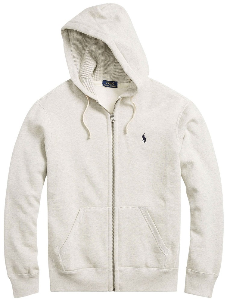 Polo Ralph Lauren Mens Signature Fleece Hoodie Large Light Spring Heather – NWT