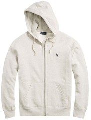 Polo Ralph Lauren Mens Signature Fleece Hoodie Large Light Spring Heather – NWT