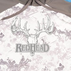 RedHead Mens Hoodie White Deer Skull White Gray Camo Long Sleeve Large
