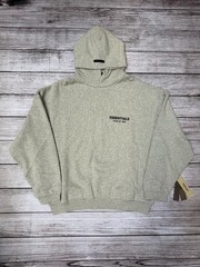 NEW Fear of God Essentials Fleece Hoodie (FW24) Light Heather Gray Sz XXS-XL