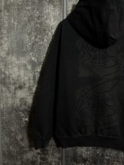 Sick Vivienne Westwood Anglomania Big Logo Orb Pirate Hoodie Luxury Streetwear L
