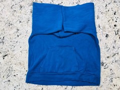 Vintage MacGregor Hoodie Mens Large Blue Purple Thermal Lined Sweatshirt 90s