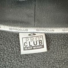 Pro Club Men’s Heavyweight Full Zip Hooded Hoodie w/ Pockets Black XL