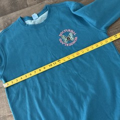 Nocturnal Wonderland pullover Sweatshirt Adult L Blue