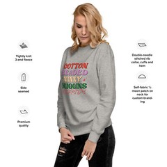 Cotton Headed Elf Christmas Funny Unisex Premium Sweatshirt S,M,L,XL,2X,3X