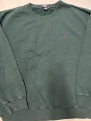 Vintage Polo Ralph Lauren Crewneck Sweatshirt XXL Green Pullover Purple Pony