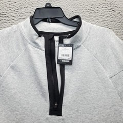 DSG Sweatshirt Mens Large Light Heather Gray Sport Fleece 4-Way Stretch 1/4 Zip