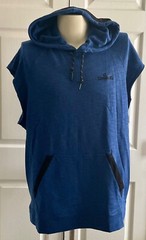 Men’s Spalding Pullover Hooded Royal Space Dyed Athletic Hoodie Blue Size XL