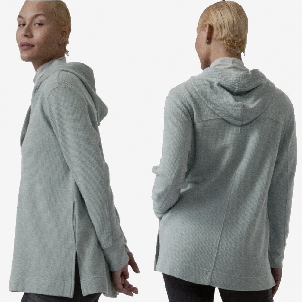 Athleta Light Green Coaster Luxe Waffle Hoodie Women’s XXS