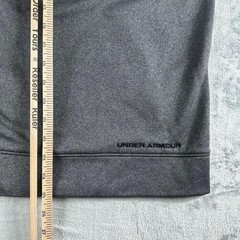 Under Armour Jacket Men M Gray Full Zip Hooded Sweatshirt Performance Sportswear