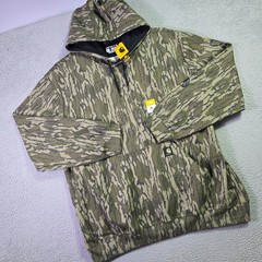 Carhartt Camo Mossy Oak Sweater Mens 2XL Green Outdoor Hoodie Hunting Hiking NWT