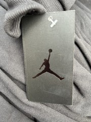 Nordstrom Michael Air Jordan Black Graphic Print Pullover Hoodie Sz Large Logo