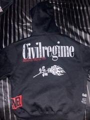 Civil Regime x Deadpool Black Hoodie Size Small New Without Tags