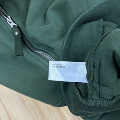 Duluth Trading Co Souped-Up Sweats Mens Medium Green Quarter Zip Pullover