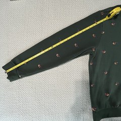 Bonobos Critter Sweatshirt All Over Bird Design Embroidered LS Crewneck Men’s L