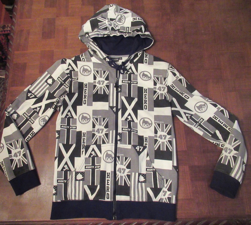 Tezuka Astro Boy Mighty Atom hooded sweatshirt size SMALL