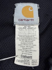 Vtg Carhartt J149 Jacket Full Zip Thermal Lined Faded Distressed Paint Marks L