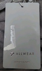 New Allwear Organic Half-Zip Hoodie Men’s US Size 4