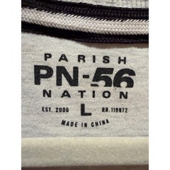 Parish Nation Mens Grey Space Dye Short Sleeve Sweatshirt Side Zip Mesh Large