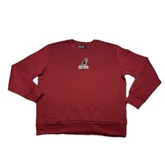 NWT Kangol Men’s XL Deep Red Crewneck Sweatshirt Embroidered Kangaroo Logo Retro