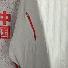 Nike Team China 1/4 Zip Gray Pullover Hoodie Mens Medium