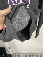 Spring Hill College Hoodie Size M Champion Eco Fleece Grey PreOwned Good