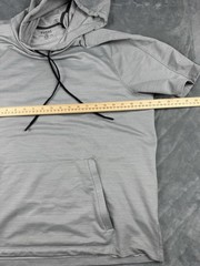 Rhone Luxe Knit Hoodie XL Short Sleeve Sweatshirt Heather Gray Men’s