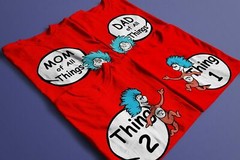 Halloween Christmas costume MOM DAD teacher 1 2 nurse matching family T-Shirts