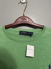 NWT Polo Ralph Lauren Spring Lime Sweatshirt Green Size XL Long Sleeve (B241)