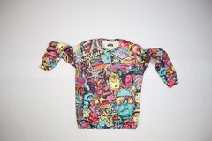 Hoodie Lab Las Vegas Bright Multi-Color Pullover Sweatshirt Adult Large