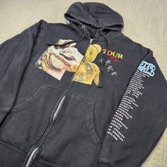 Travis Scott Astroworld Hoodie Adult Medium Full Zip Black Tour Concert Rap