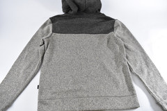 Quiksilver Mens Hoodie New XL Colorblock Full Zipper Pockets Drawstring Fleece