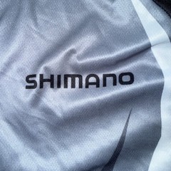 Shimano Mens 2XL Cycling Fishing Hoodie Full Zip Grey Blue Graphic Performance