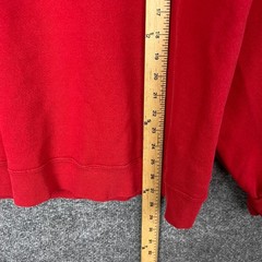 VTG NIKE Men’s Red Crew Neck Sweatshirt Long Sleeve Basic Logo Size L