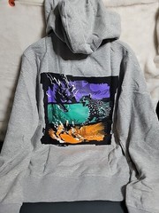 Monstercat Grey Pullover Drawstring Hoodie Size Small Brand New