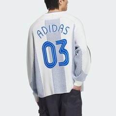 Originals Adicolor Fall Winter 2024 Long Sleeve Pullover Sweatshirt Retro Knit
