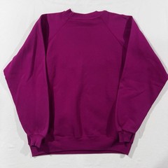 Vintage 80s 90s Benetton Raglan Crewneck Sweatshirt Sz XL Purple